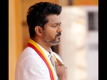 Actor Vijay, who has declared his political ambition for Tamil Nadu, will contest the 2026 elections. (PTI)