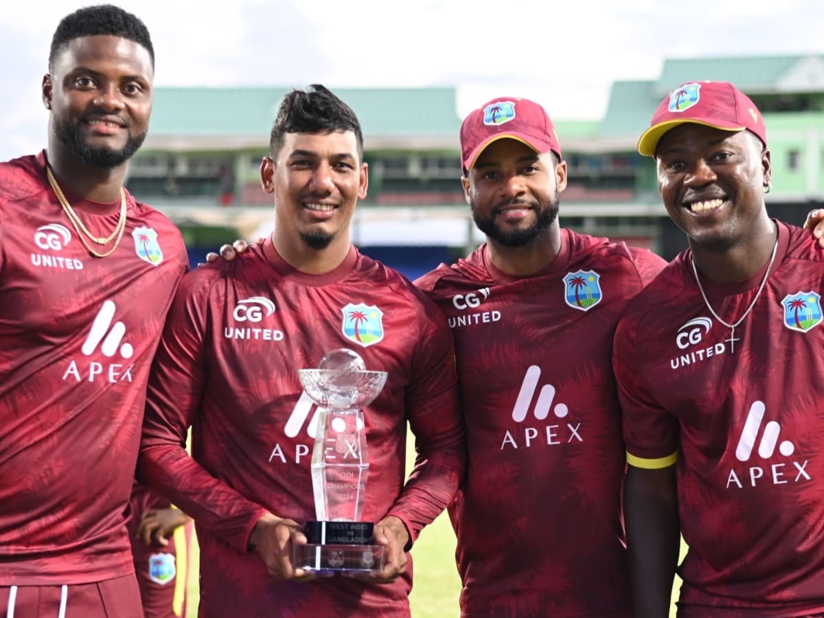 Amir Jangoo's Unbeaten Century On Debut Helps West Indies Whitewash ...