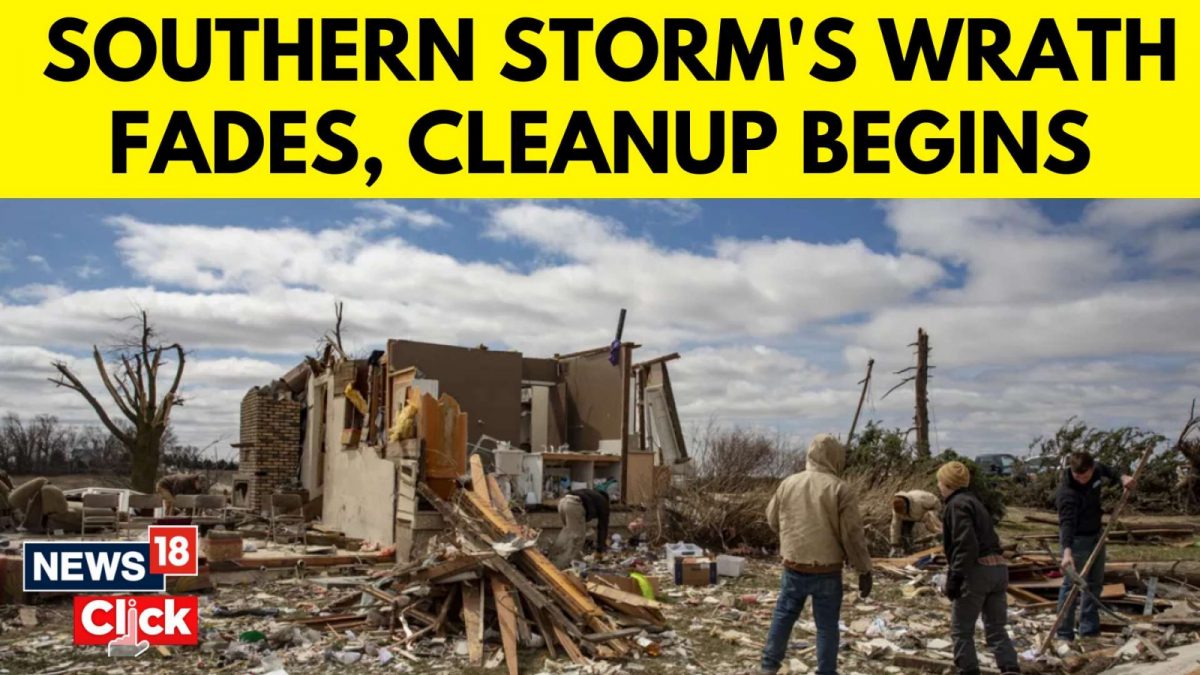 Southern US Begins Clean-Up After Deadly Tornadoes Sweep Region - News18