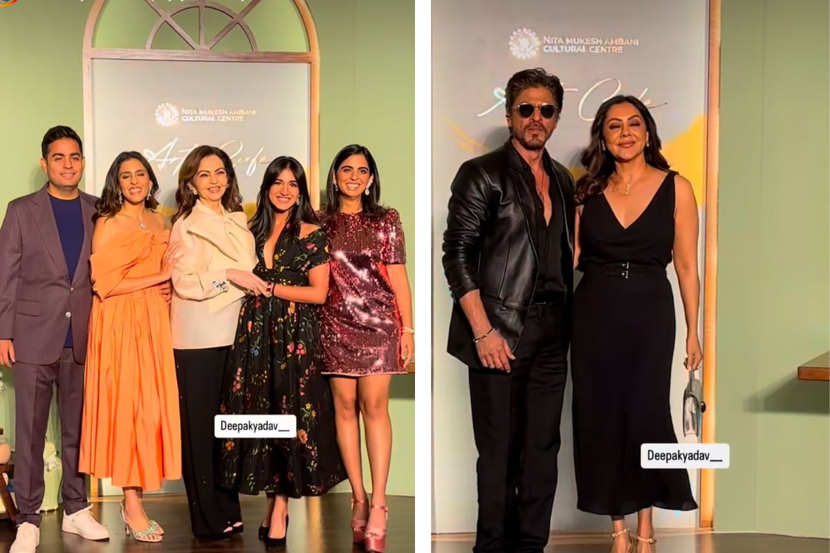 Shah Rukh Khan, Katrina Kaif, Madhuri Dixit Join Nita Ambani and Family At NMACC Arts Café Night