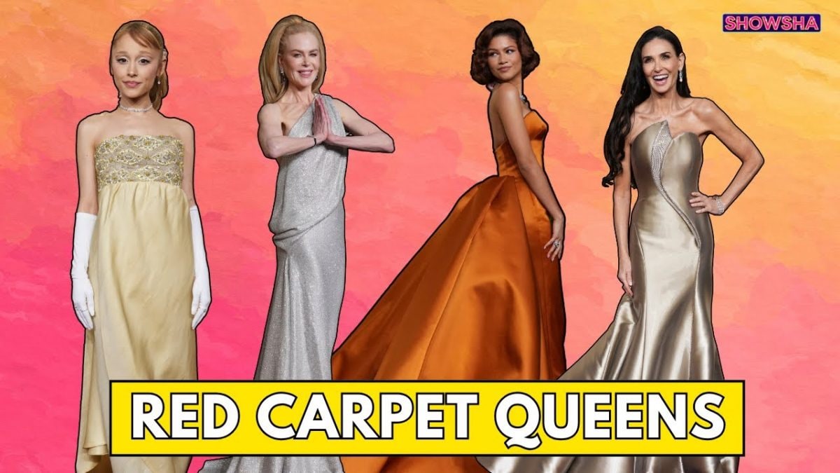 Zendaya Exudes Vintage Allure In Strapless Rust-Orange Gown | Lifestyle  News - News18