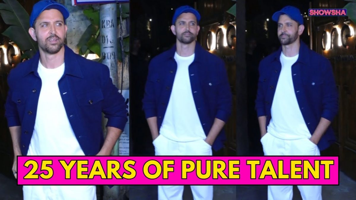 Hrithik Roshan Expresses Gratitude As He Celebrates 25 Years In Bollywood With An Intimate Bash