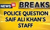 Saif Ali Khan Attack News | Police Question Residence Staff, New Details Emerge |
