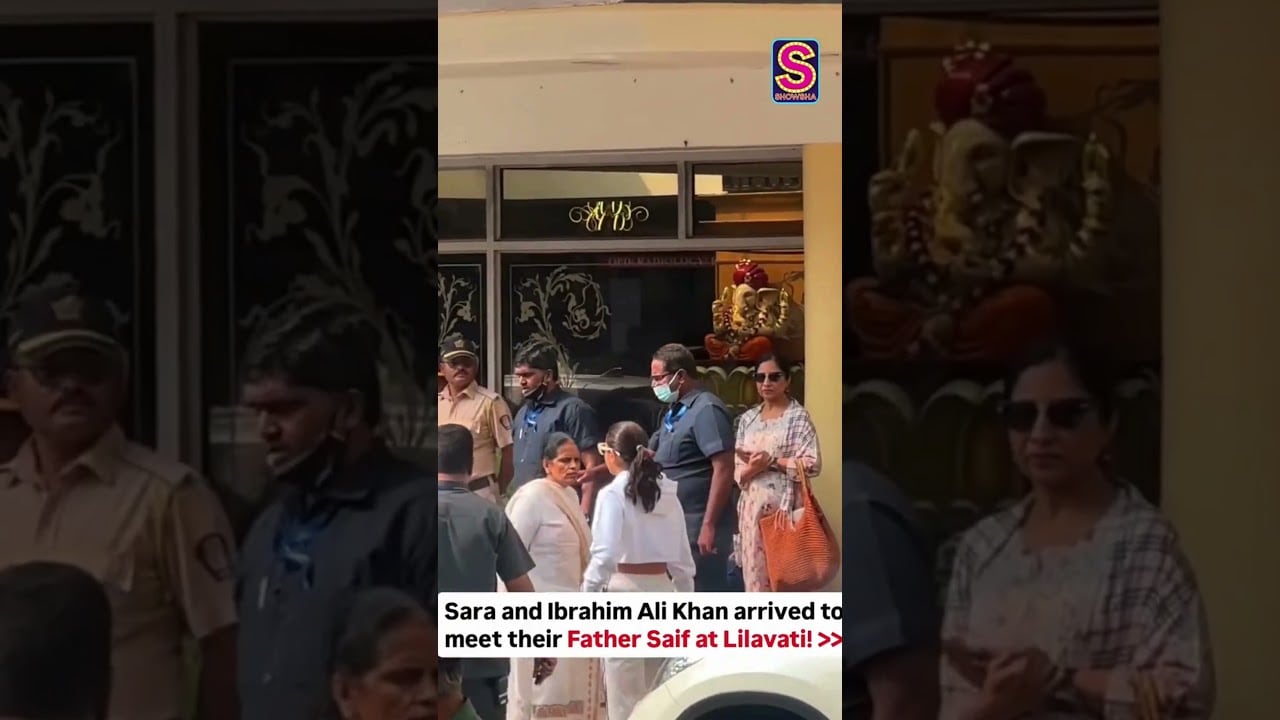 Sara Ali Khan & Ibrahim Ali Khan Arrives At Li...