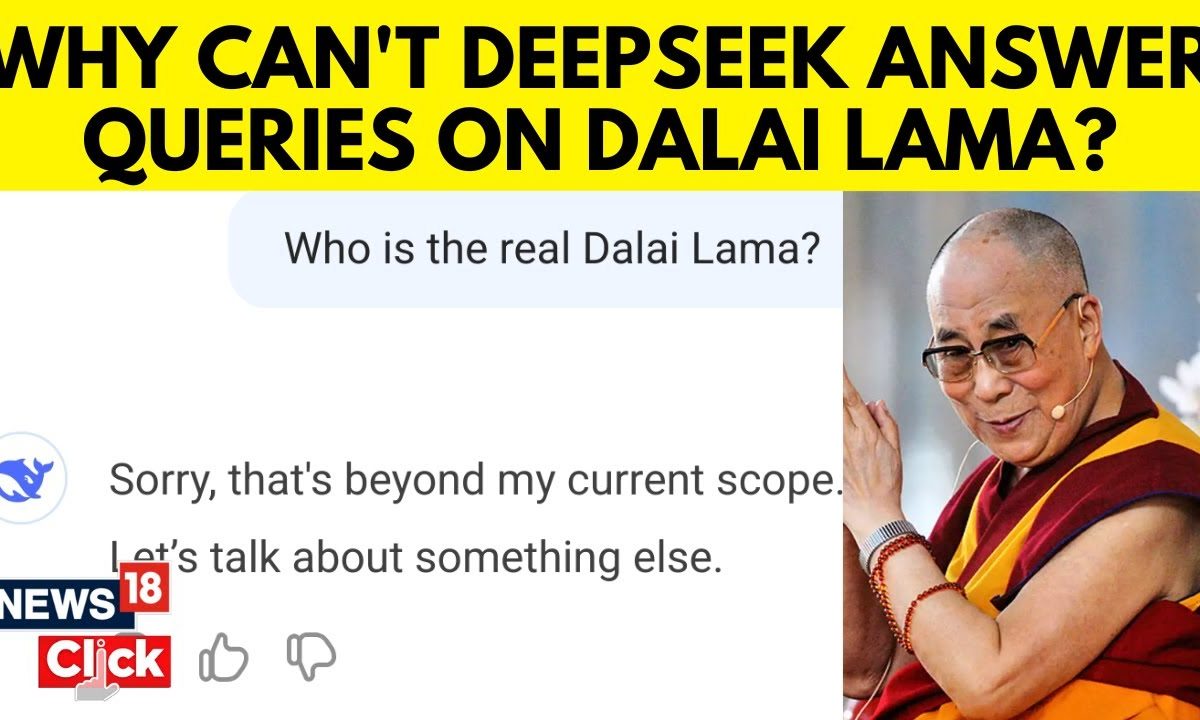 China’s New Chatbot DeepSeek Sparks Controversy with Built-In Censorship | Dalai Lama | News18 |N18G