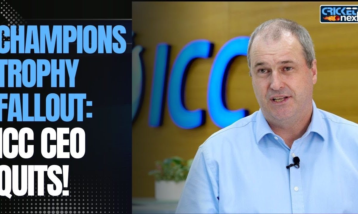 Geoff Allardice Steps Down as ICC CEO Amid Champions Trophy 2025 ...