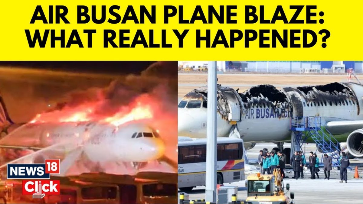 Air Busan Plane Catches Fire At Gimhae International Airport In South ...