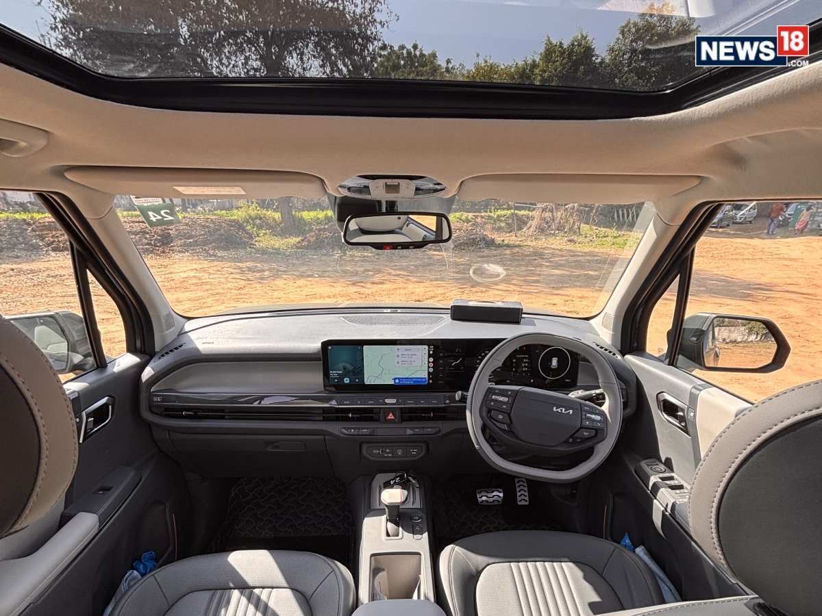 Kia Syros. (Photo: Samreen Pall/News18) Kia Syros. (Photo: Samreen Pall/News18)
