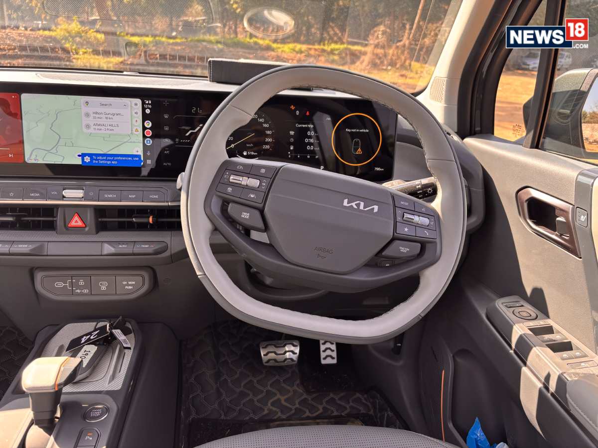 Kia Syros. (Photo: Samreen Pall/News18) Kia Syros. (Photo: Samreen Pall/News18)
