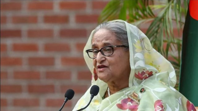 After the fall of her government in August, Sheikh Hasina is maintaining low profile and is staying closely connected to a select group of trusted Awami League leaders. (Reuters File Photo)