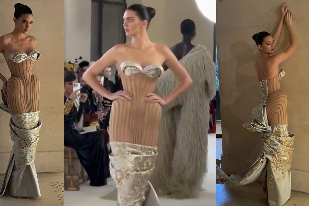 Watch: Kendall Jenner Stuns In A Schiaparelli Masterpiece At Paris Haute Couture Week 2025