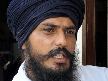 Jailed pro-Khalistan MP Amritpal Singh (PTI Image)