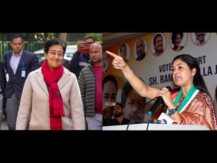 Delhi Chief Minister Atishi is contesting from Kalkaji against Congress candidate Alka Lamba. (PTI Photos) Delhi Chief Minister Atishi is contesting from Kalkaji against Congress candidate Alka Lamba. (PTI Photos)