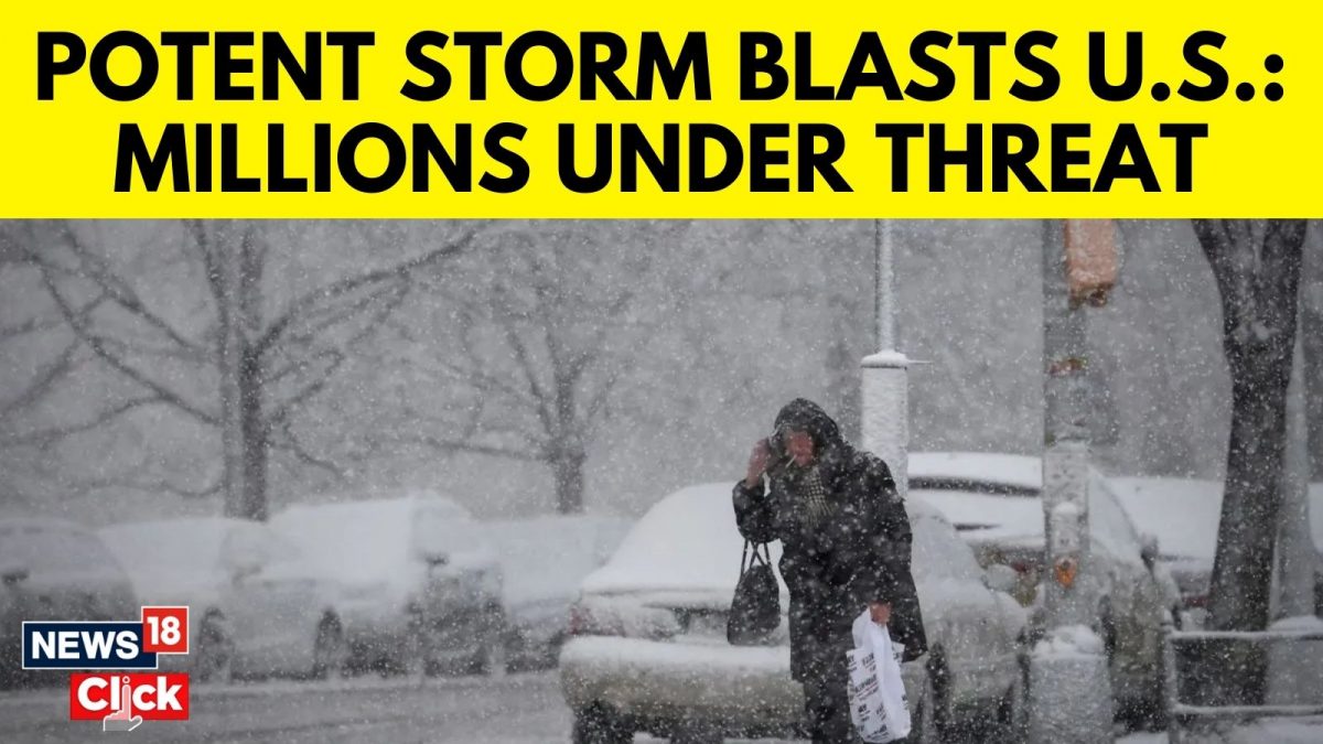 US Hit By Massive Winter Storm, 63 Million Affected, 2 States Declare ...