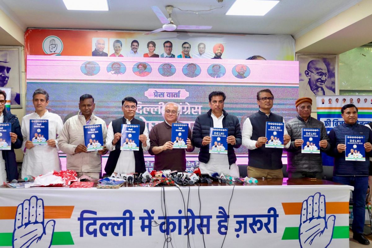 Delhi Election 2025: Congress Releases Manifesto, Promises Caste Census If Elected