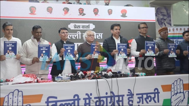  Congress released its manifesto for the Delhi Assembly Election 2025. (YouTube)