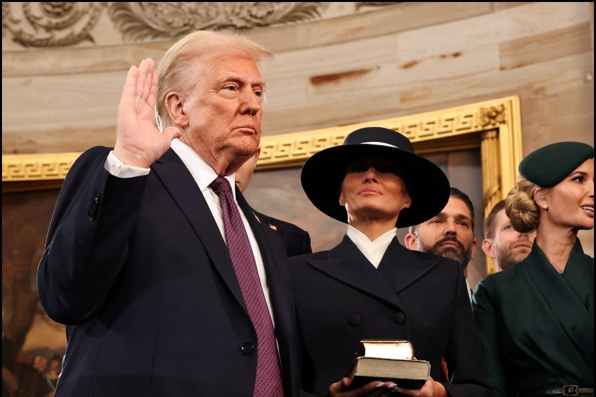 Watch: Donald Trump's 'Biblical Error' During His Oath As US President