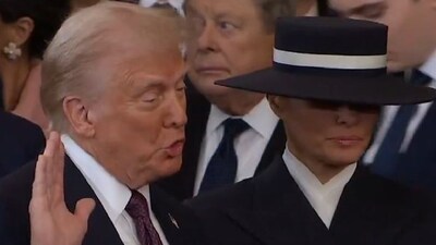 Donald Trump Sworn In As 47th US President At Capitol | Watch | World ...