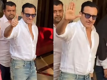 Saif Ali Khan is back home.