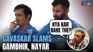 Sunil Gavaskar Questions Coach Gautam Gambhir, Abhishek Nayars Role After Repeated Batting Failure