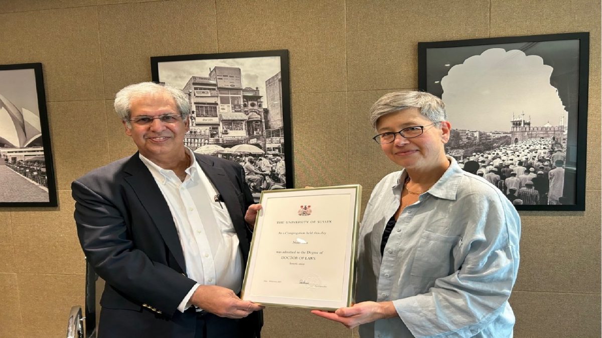 University Of Sussex Awards Honorary Doctorate To Noel Tata For Exceptional Business Leadership