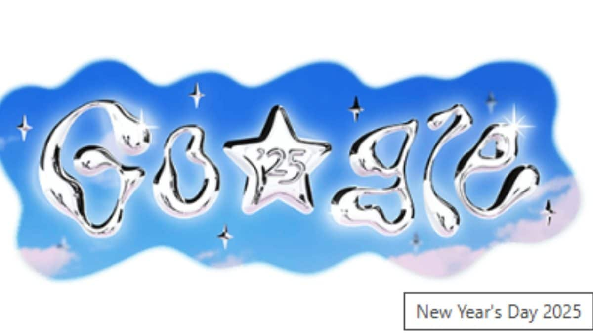 New Year 2025: Google Rings In 2025 With Dazzling Starry Doodle