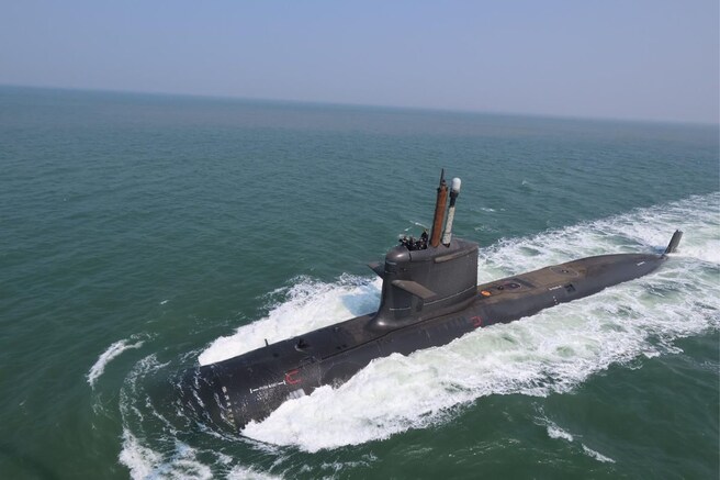 The commissioning of the three warships will not go unnoticed in India's immediate neighbourhood. (Photo: ANI) Indian Navy