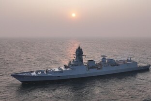 INS Surat is part of the P15B Guided Missile Destroyer Project, which ranks among the largest and most sophisticated destroyers in the world. (Photo: ANI/X) Indian Navy