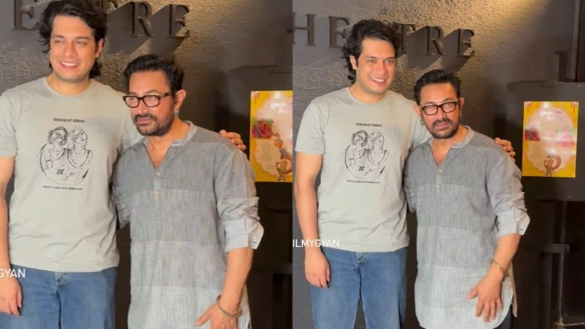Aamir Khan And Junaid Khan Greet Paps With A Smile As They Pose For Camera, Video Goes Viral | Watch