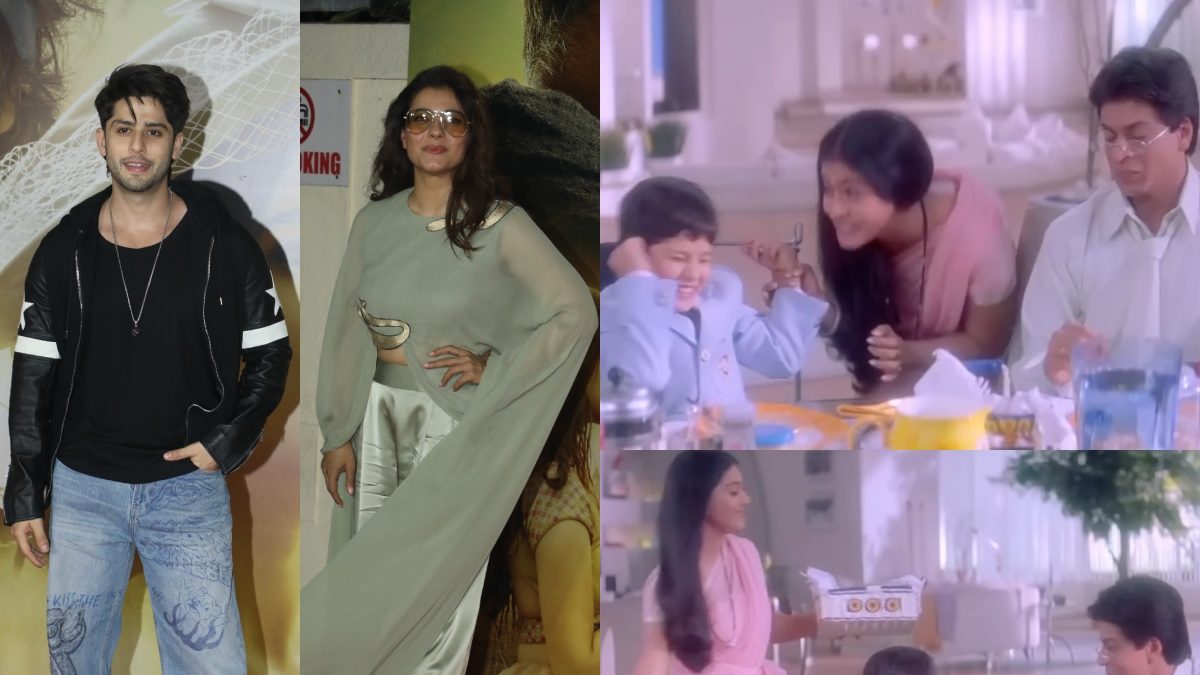 Jibraan Khan Runs To Hug Onscreen Mom Kajol At Azaad Premiere As They Celebrate K3G Reunion | Watch