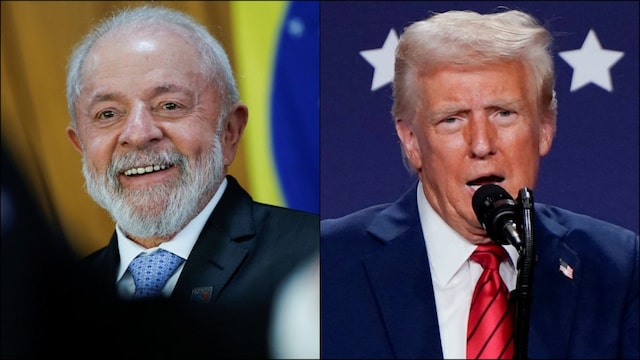 Brazilian President Lula da Silva threatened to reciprocate againstb Trump tariffs. (Reuters)