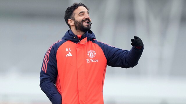 Manchester United manager   Ruben Amorim (AP)