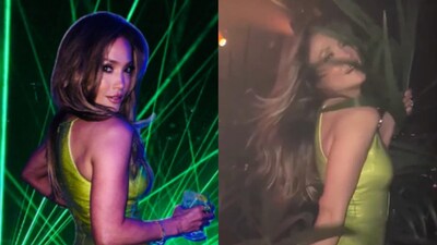 Jennifer Lopez Turns Back Time With 'Waiting For Tonight' Look In Green  Dress | Lifestyle News - News18
