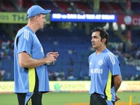 Morne Morkel (left) was named India bowling coach upon Gautam Gambhir's suggestion. (BCCI Photo) morne morkel gautam gambhir india cricket team australia tour incident