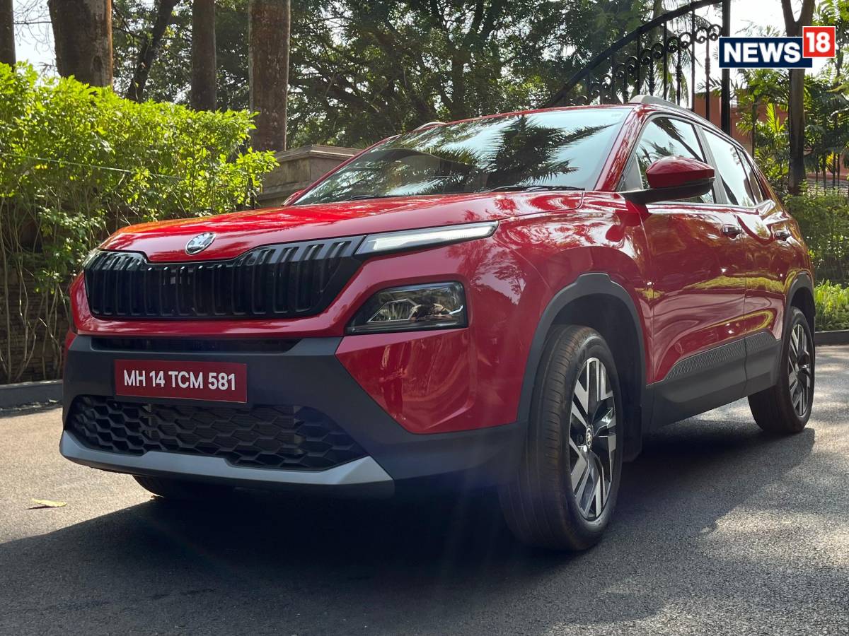 Skoda Kylaq. (Photo: Shahrukh Shah/News18) Skoda Kylaq. (Photo: Shahrukh Shah/News18)