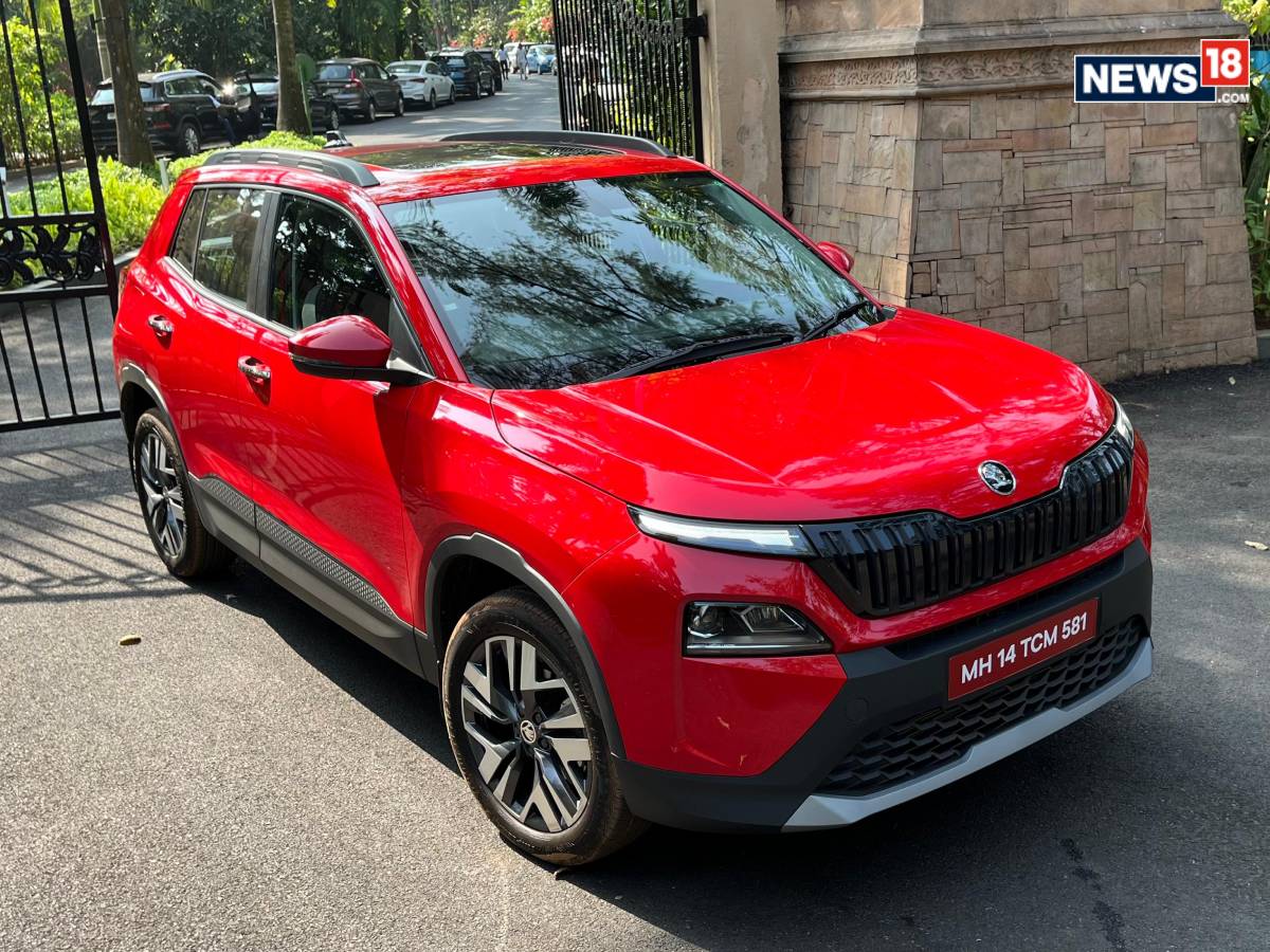 Skoda Kylaq. (Photo: Shahrukh Shah/News18) Skoda Kylaq. (Photo: Shahrukh Shah/News18)