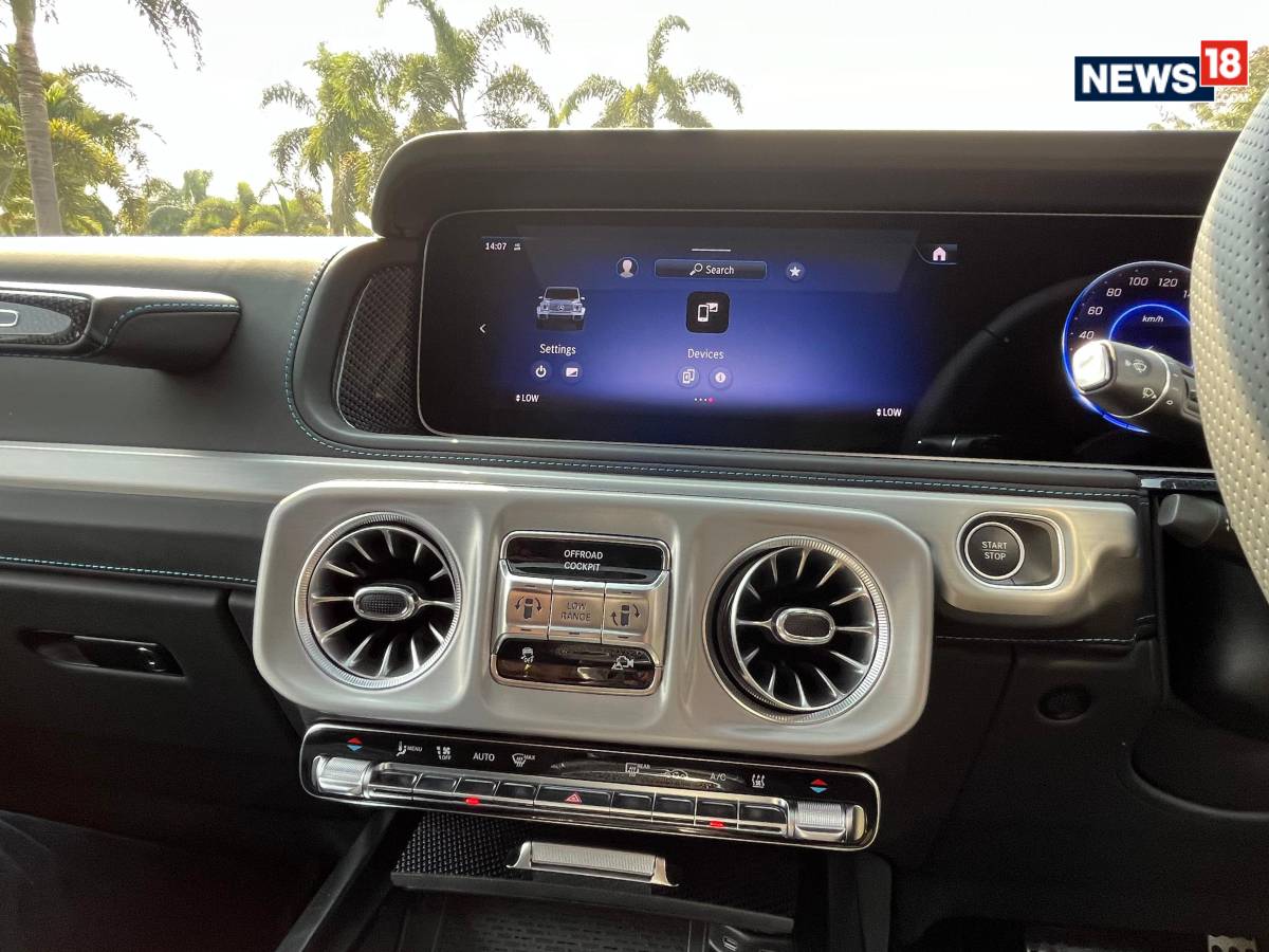 Mercedes Benz G 580 Electric. (Photo: Shahrukh Shah/ News18) Mercedes Benz G 580 Electric. (Photo: Shahrukh Shah/ News18)