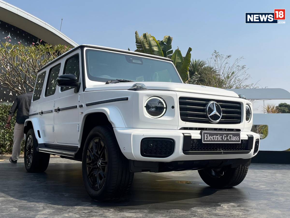 Mercedes Benz G 580 Electric. (Photo: Shahrukh Shah/ News18) Mercedes Benz G 580 Electric. (Photo: Shahrukh Shah/ News18)