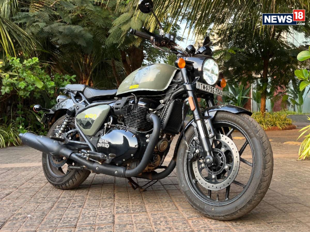 Royal Enfield Shotgun 650. (Shot on Infinix Zero 40/ Shahrukh Shah/ News18)
