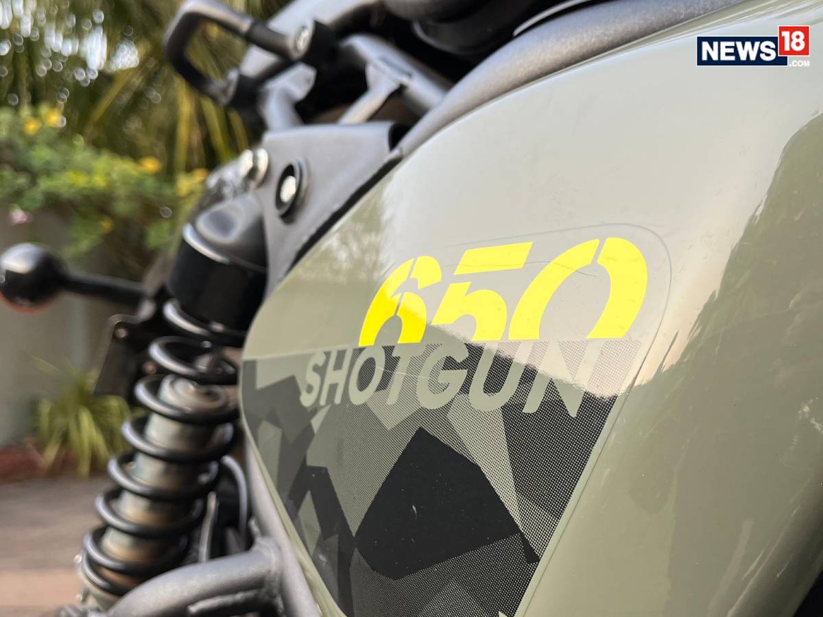 Royal Enfield Shotgun 650. (Shot on Infinix Zero 40/ Shahrukh Shah/ News18)
