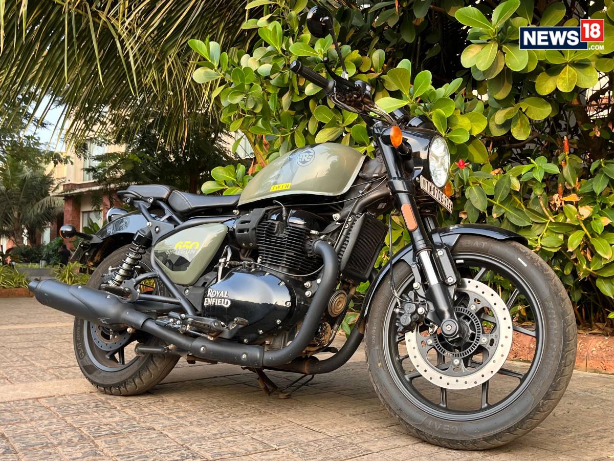 Royal Enfield Shotgun 650. (Shot on Infinix Zero 40/ Shahrukh Shah/ News18)
