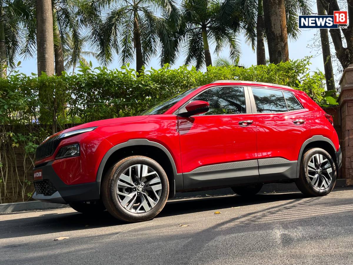 Skoda Kylaq. (Photo: Shahrukh Shah/News18) Skoda Kylaq. (Photo: Shahrukh Shah/News18)