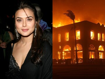 Preity Zinta updates fans on her safety during the Los Angeles wildfires, expressing heartbreak over the devastation.