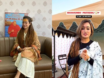 Harsha Richhariya became an overnight sensation after a video featuring her at the Mahakumbh Mela went viral. (Image: Instagram/host_harsha)