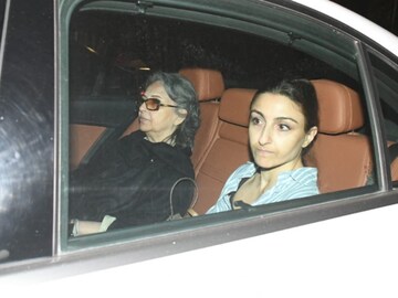 Sharmila Tagore and Soha Ali Khan visit Saif Ali Khan in hospital.