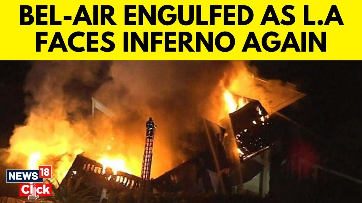 New Wildfire Near Los Angeles Explodes To 9,400 Acres, Forces ...