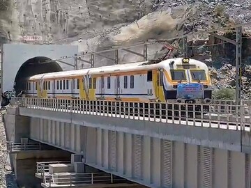 Under the USBRL project, the 46-km Sangaldan-Reasi section received CRS authorisation on July 1. (Image: PTI/File)