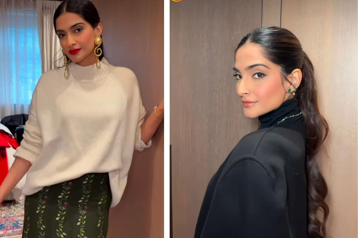 Sonam Kapoor's Winter Skirt Game Just Got a Major Glow-Up