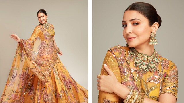 Sunshine in Yellow: Anushka Sharma's Showstopper Lehenga!