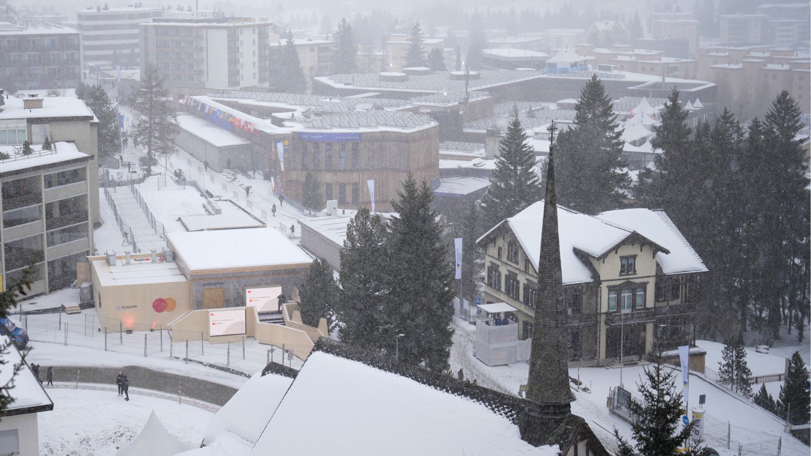 Woman in Davos